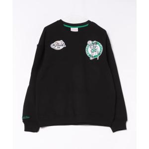 トレーナー スウェット 「Mitchell＆Ness/ミッチェルアンドネス」NBA TEAM FIRST SATIN FLEECE CREW/クルーネ