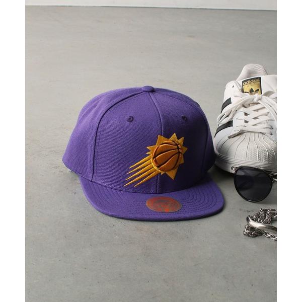 キャップ 帽子 紫外線カット メンズ 「Mitchell＆Ness」NBA TEAM GROUND ...
