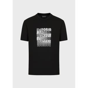 tシャツ Tシャツ メンズ 「エンポリオ アルマーニ」Tシャツ ピマジャージー 80s風ロゴプリント｜ZOZOTOWN Yahoo!店