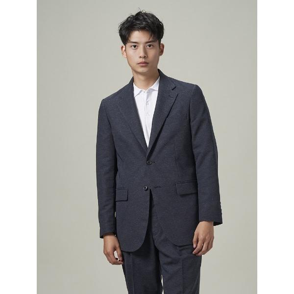カジュアルスーツ LENO WEAVE　セットアップジャケット　グレー/ネイビー/ブラック メンズ