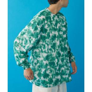 tシャツ Tシャツ タイダイメッシュ裾ドローコードロンTee