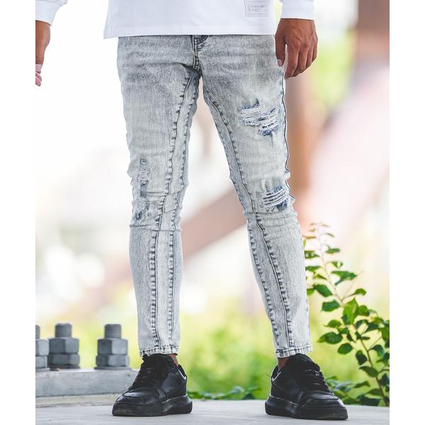 ジーンズ I.W.D.Rデニムロングパンツ メンズ レディース