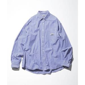 シャツ ブラウス メンズ CAHLUMN/カウラム Magazine Pocket  Broad Shirt(Gingham)/マガジンポケット ブロ