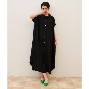 ワンピース フリルシャツワンピース