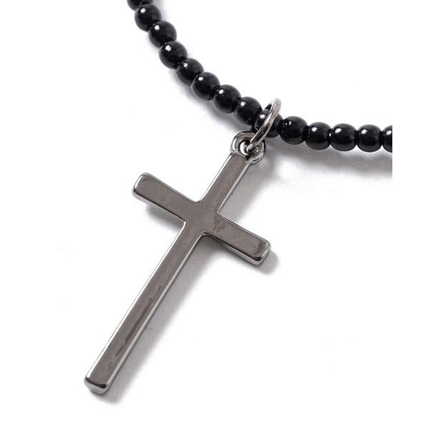 ネックレス an meets zakka バリエーションモチーフブラックミニパールネックレス メンズ...