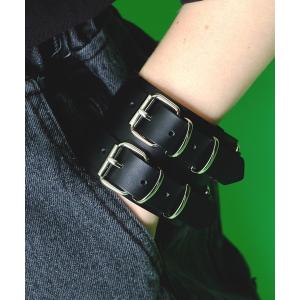 TOGA VIRILIS バングル 「TOGA VIRILIS」Motif leather bangle