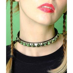 スタッズ チョーカー メンズ レザー ベルト レディース 革 首輪