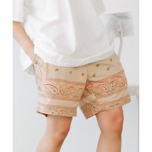 メンズ パンツ CAL O LINE/キャルオーライン BANDANA 2 TUCK SHORTS (７inc) ショーツ｜zozo