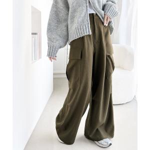パンツ カーゴパンツ レディース 存在感抜群！たっぷりボリューム