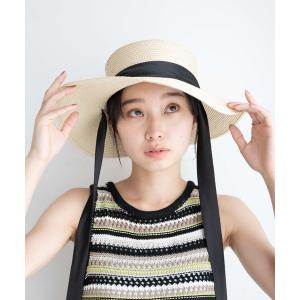 帽子 ハット レディース WEGO/雑材リボンブレードハット｜zozo