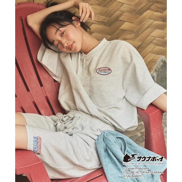 パジャマ 「サウナボーイ×＃AAAAアストロボーイ」MONO-MART別注 セットアップ ロゴ刺繍 ...