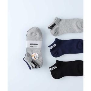 靴下 レディース 「CONVERSE」フロントスターソックス３Ｐ｜ZOZOTOWN Yahoo!店