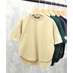tシャツ BIGシルエット　無地半袖ヘムT キッズ 子供服 男の子 女の子