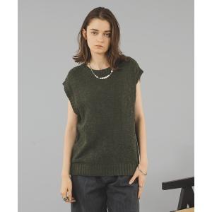 ニット メンズ NO SLEEVE BOUCLE KNIT/ノースリーブブークレニット｜ZOZOTOWN Yahoo!店