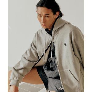 パーカー メンズ WOOALONG(ウアロン)/Signature hood zip-up/シグニチャーフードジップアップ｜ZOZOTOWN Yahoo!店