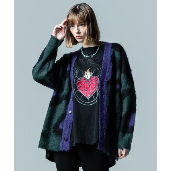 カーディガン Big Leopard Cardigan / ビッグレオパードカーディガン メンズ レ...