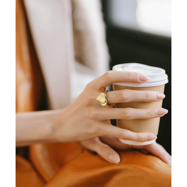 指輪 リング ハート リング 大人かわいい レディース メンズ シルバー925「mellow-hea...