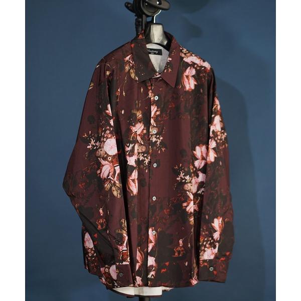 シャツ ビッグシルエット総柄シャツ メンズ レディース