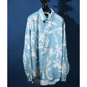 シャツ ビッグシルエット総柄シャツ メンズ レディース