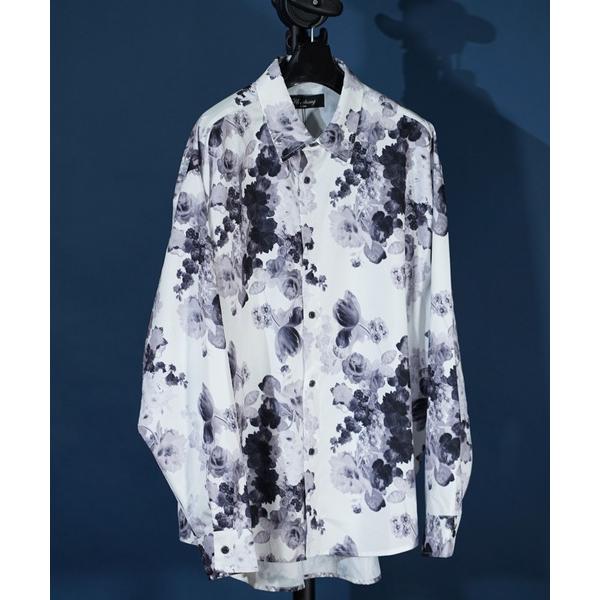 シャツ ビッグシルエット総柄シャツ メンズ レディース