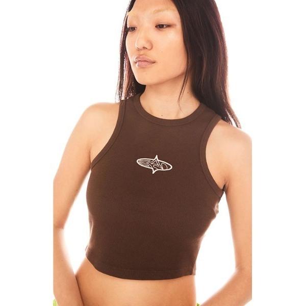 タンクトップ ノースリーブ 「Basic Pleasure Mode」LOGO ACID WASH ...