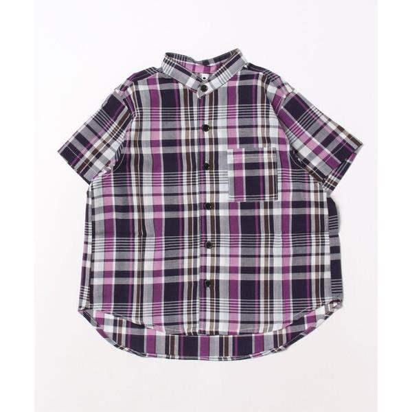 ブラウス シャツ マドラスチェックシャツ キッズ 子供服 女の子