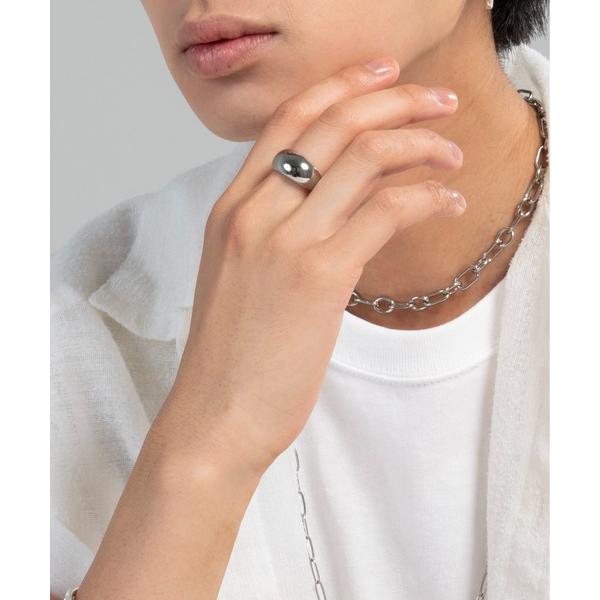 アレルギー対応 指輪 リング 金属アレルギー対応「ieLS」ステンレス　ペアリング　ボリューム メン...