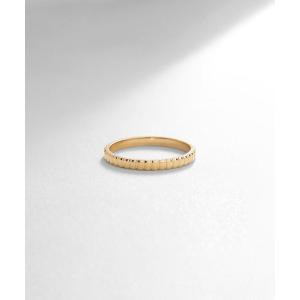 指輪 リング K10ガドルーンカット リング細 レディース