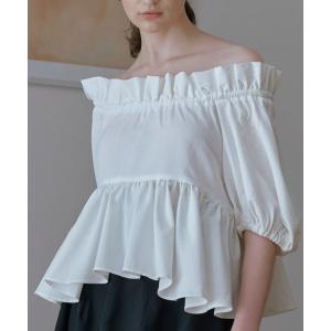 ブラウス シャツ 「2way」ロマンティックブラウス レディース