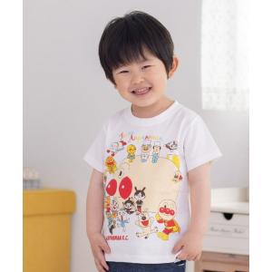 tシャツ Tシャツ キッズ アンパンマンごう集合柄Tシャツ