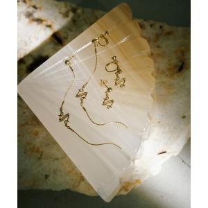 イヤリング ミニロゴイヤリング レディース