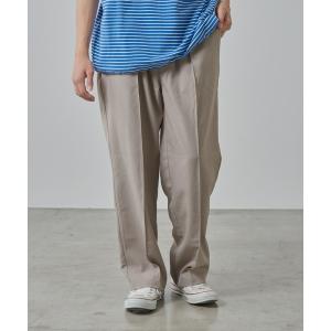 パンツ スラックス テックリネンセンターシームワイドスラックス