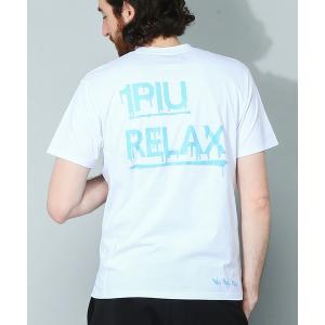 tシャツ Tシャツ メンズ 「別注」1PIU1UGUALE3 RELAX ロゴプリント Tシャツ｜ZOZOTOWN Yahoo!店