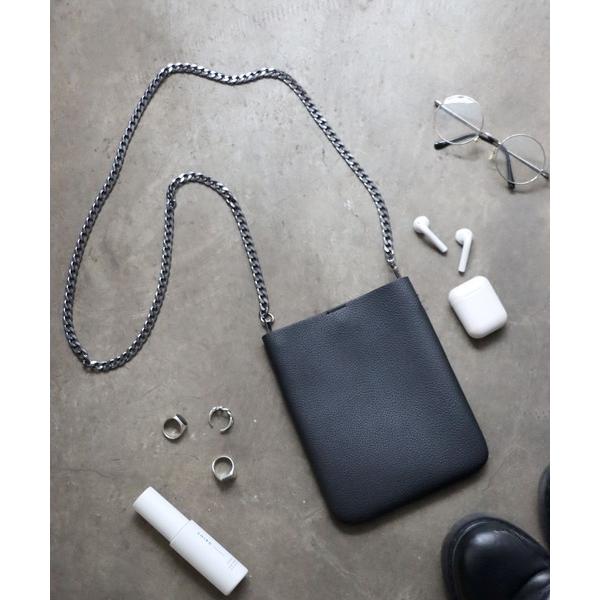 ショルダーバッグ フェイクレザー 合皮ショルダーバッグ/チェーンバッグ メンズ レディース ユニセッ...