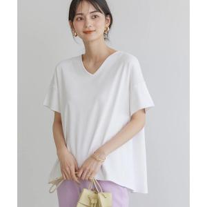 tシャツ Tシャツ キレイCottonVネックカットプルオーバー