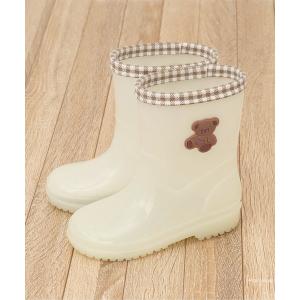 レインシューズ tiny bear モチーフ付レインシューズ