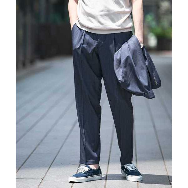 セレモニースーツ スラックス 「イージーケア」LIFE STYLE TAILOR　インディゴライクイ...