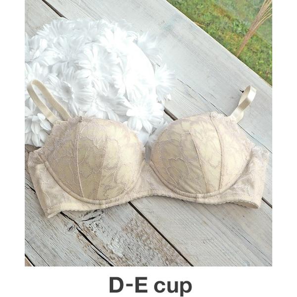 ブラジャー BRAGENIC One Day/レース ノンワイヤーブラジャー D-Ecup(ブラジェ...