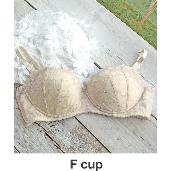 ブラジャー BRAGENIC One Day/レース ノンワイヤーブラジャー Fcup(Wブラジェニ...