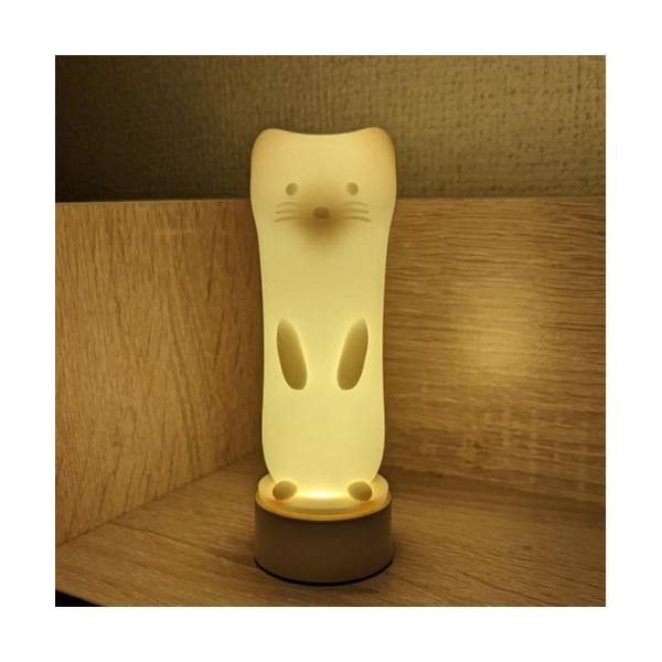 照明 「slafactory」まっしろオコジョさんランプ(MA)