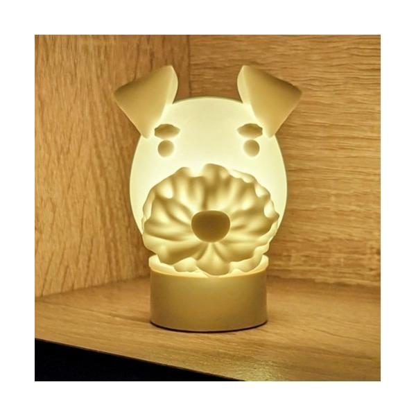 照明 「slafactory」ミニチュアシュナウザーさんランプ(MA)