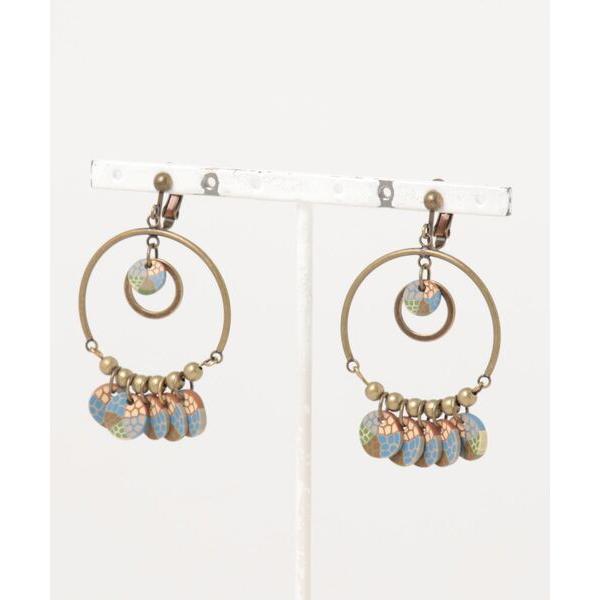 イヤリング 「macree」じゃらじゃら大ぶりイヤリング レディース