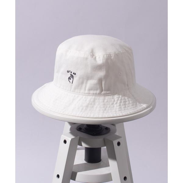 帽子 ハット 「BASIQUENTI」ハンドサイン刺繍 オールシーズン対応 ユニセックス バケットハ...