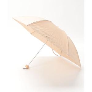 日傘 折りたたみ傘 折り畳み 晴雨兼用 カシュネ cache nez / ツートーンフラワー折りたたみ日傘 レディース