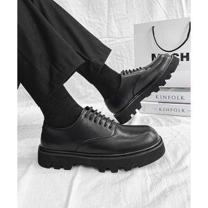 シューズ aimoha men厚底レースアップシューズ