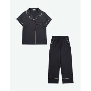 パジャマ ルームウェア コットンベアパジャマ半袖ロングパンツ/セット 「BOX付」／SLEEPY SLEEPY(スリーピースリーピー)／ギフト 結婚祝い 記念日 プレゼ…