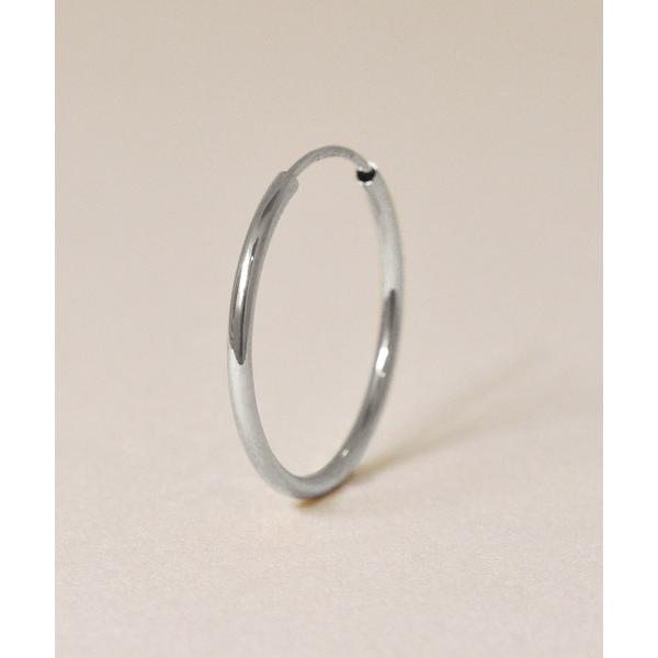 ピアス 「 Solo Pierce」K14/K10シームパイプフープハーフピアス20( ＷＧ) レデ...