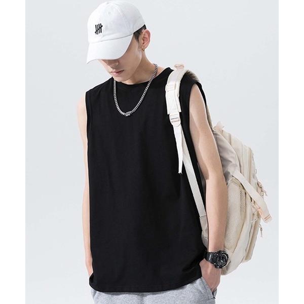 タンクトップ 99.9%の原因菌を抑制 制菌防臭 (ナノファイン加工) 接触冷感 無地ノースリーブＴ...