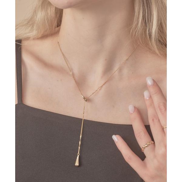 ネックレス Y字スライダードロップネックレス レディース メンズ