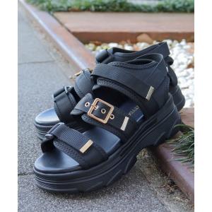 サンダル 軽量厚底 ユニセックス スポーツサンダル レディース メンズ